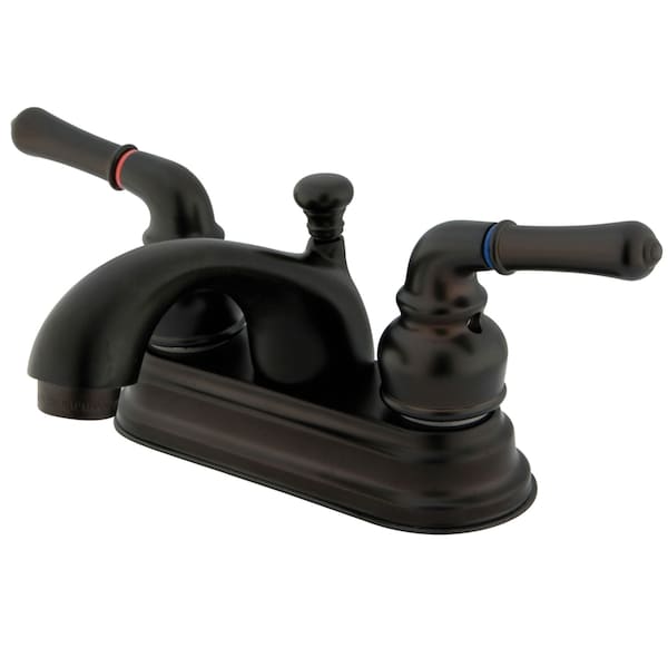 4" Centerset Bathroom Faucet, Oil Rubbed Bronze
